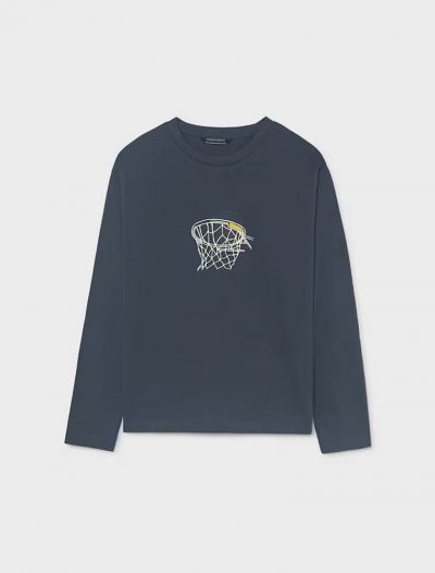 T-shirt manica lunga Mayoral - blu