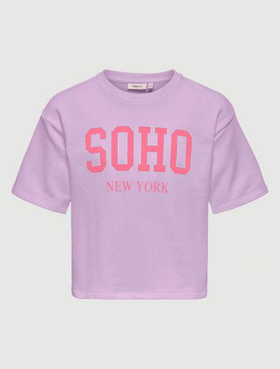 T-shirt manica corta Only - rosa