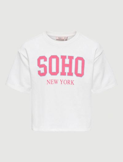 T-shirt manica corta Only - cloud dancer