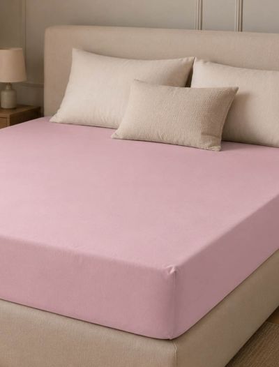 Lenzuola con angoli 1 piazza e mezza Gabel - rosa