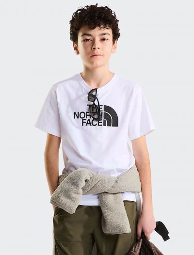 T-shirt manica corta sportiva The North Face - bianco