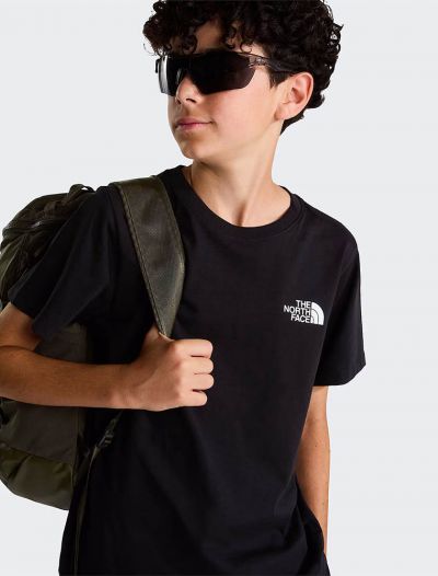 T-shirt manica corta sportiva The North Face - nero