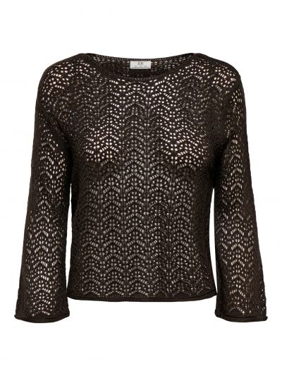 Maglia manica lunga Jdy - cioccolato