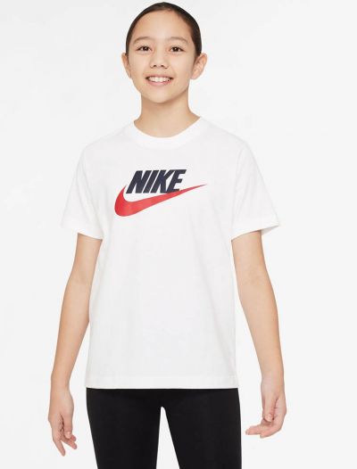 T-shirt manica corta sportiva Nike - bianco