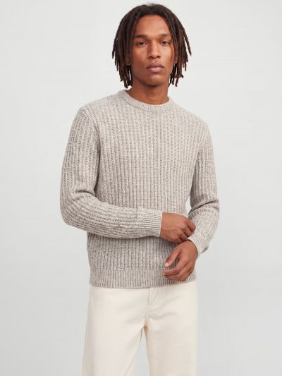 Maglia manica lunga Jack & Jones - beige