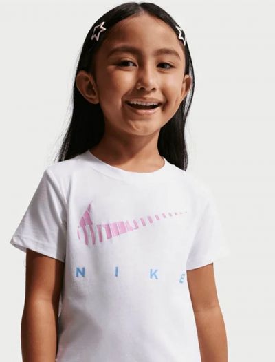 T-shirt manica corta sportiva Nike - bianco