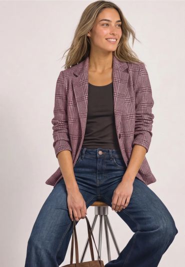 Giacca casual Street One - bordeaux