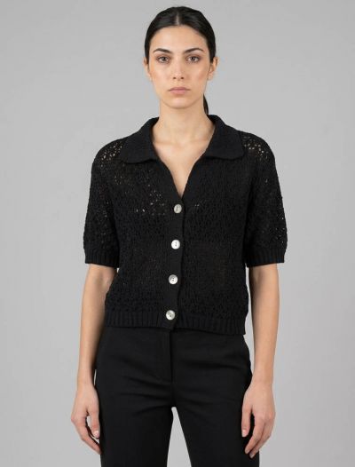 Maglia manica corta Susy Mix - nero