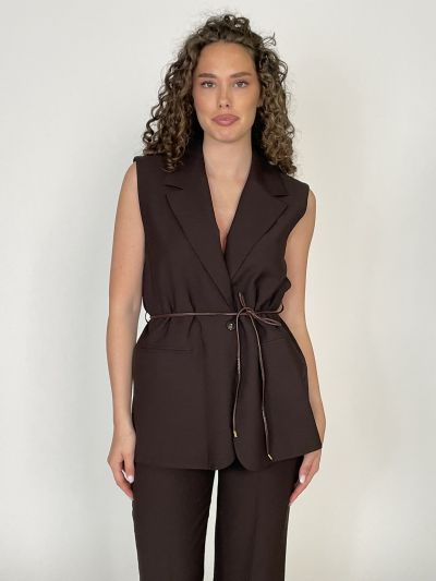 Gilet Susy Mix - moro