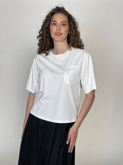 T-shirt manica corta Rinascimento - bianco panna
