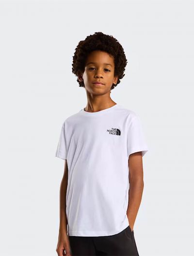 T-shirt manica corta sportiva The North Face - white
