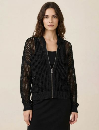 Cardigan Susy Mix - nero