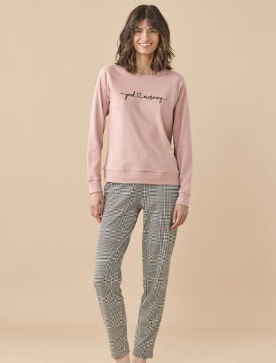 Pigiama lungo Noidinotte - rosa