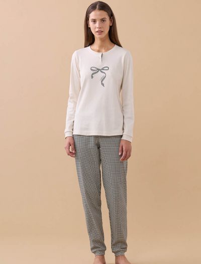 Pigiama lungo Noidinotte - beige