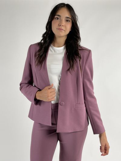 Giacca curvy Rinascimento Curvy - rosa antico
