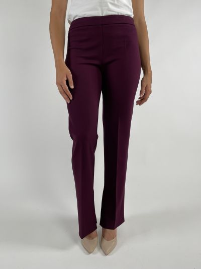 Pantalone curvy Rinascimento Curvy - bordeaux