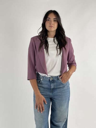 Giacca curvy Rinascimento Curvy - rosa antico