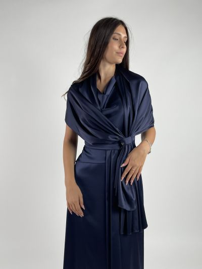 Sciarpa Rinascimento - blu navy
