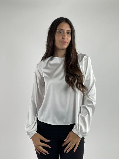 Camicia manica lunga giovane Rinascimento - bianco