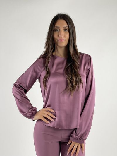 Camicia manica lunga giovane Rinascimento - rosa antico