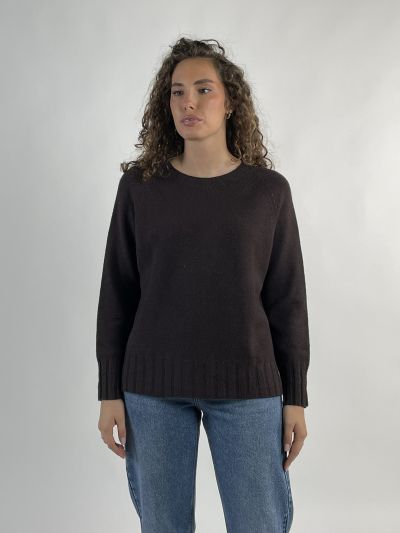 Maglia manica lunga Knit - San Babila - cioccolato