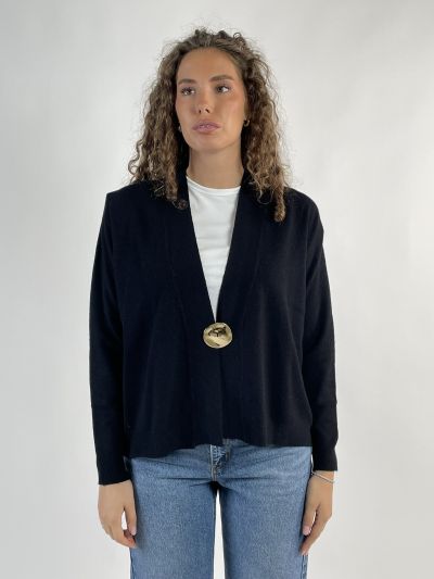 Cardigan Knit - San Babila - nero