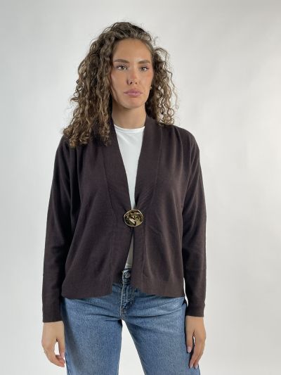 Cardigan Knit - San Babila - cioccolato