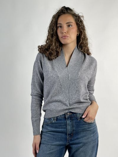 Maglia manica lunga Knit - San Babila - grigio