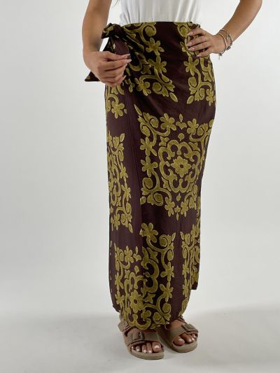 Pareo Auda - marrone verde